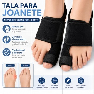 2 Pcs Tala Corretora de Joanete para Dedos dos Pés Halux Ortopédico Dia e Noite