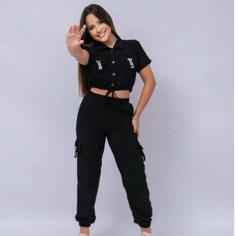Conjunto infantil feminino, roupa natal menina e adolescente confortável e estilosa, ideal para passeio e festa elegante