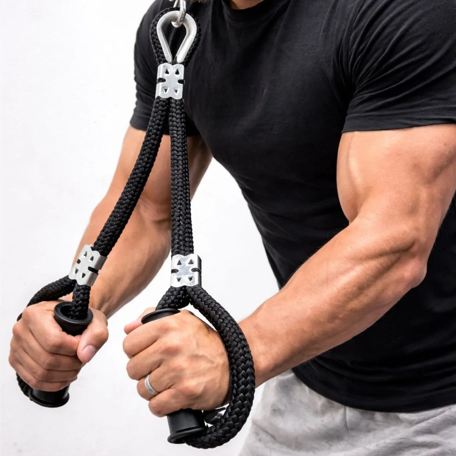 Puxador Tríceps Corda Academia Profissional Pulley Crossover