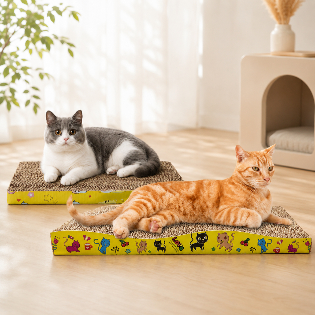 Arranhador De Gatos Cat Anti Estresse Em Rampa Catnip