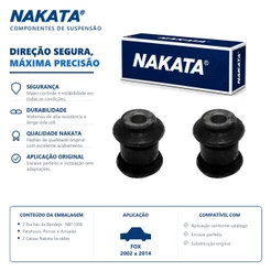 Par Bucha Bandeja dianteira Fox 2002 Até 2014 Original Nakata