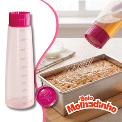 Regador Bolor 570ml Slice Cake Bisnaga Umedecedor de Bolo Fatia Bolo