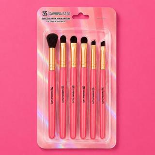 Kit 6 pincéis Sabrina Sato/ Kit de pincéis Sabrina Sato/ Pincéis Sabrina Sato/ Pincel de maquiagem Sabrina Sato