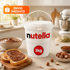 Creme De Avelã Balde 3kg Nutella Ferrero