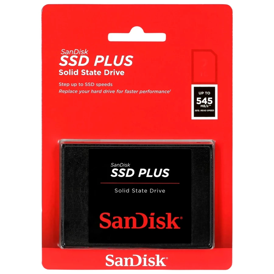SSD SanDisk Plus 1TB SATA III 2.5" 545MB/s Original para Notebook e PC