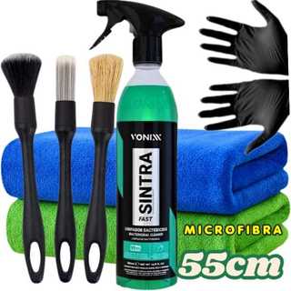 Limpador Sintra Fast Spray Vonixx 500ml APC Multiuso Desinfeta Bacterias Fungos + Kit Pano E Brindes