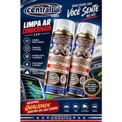 2 Higienizador De Ar Condicionado América 200 Ml Centralsul