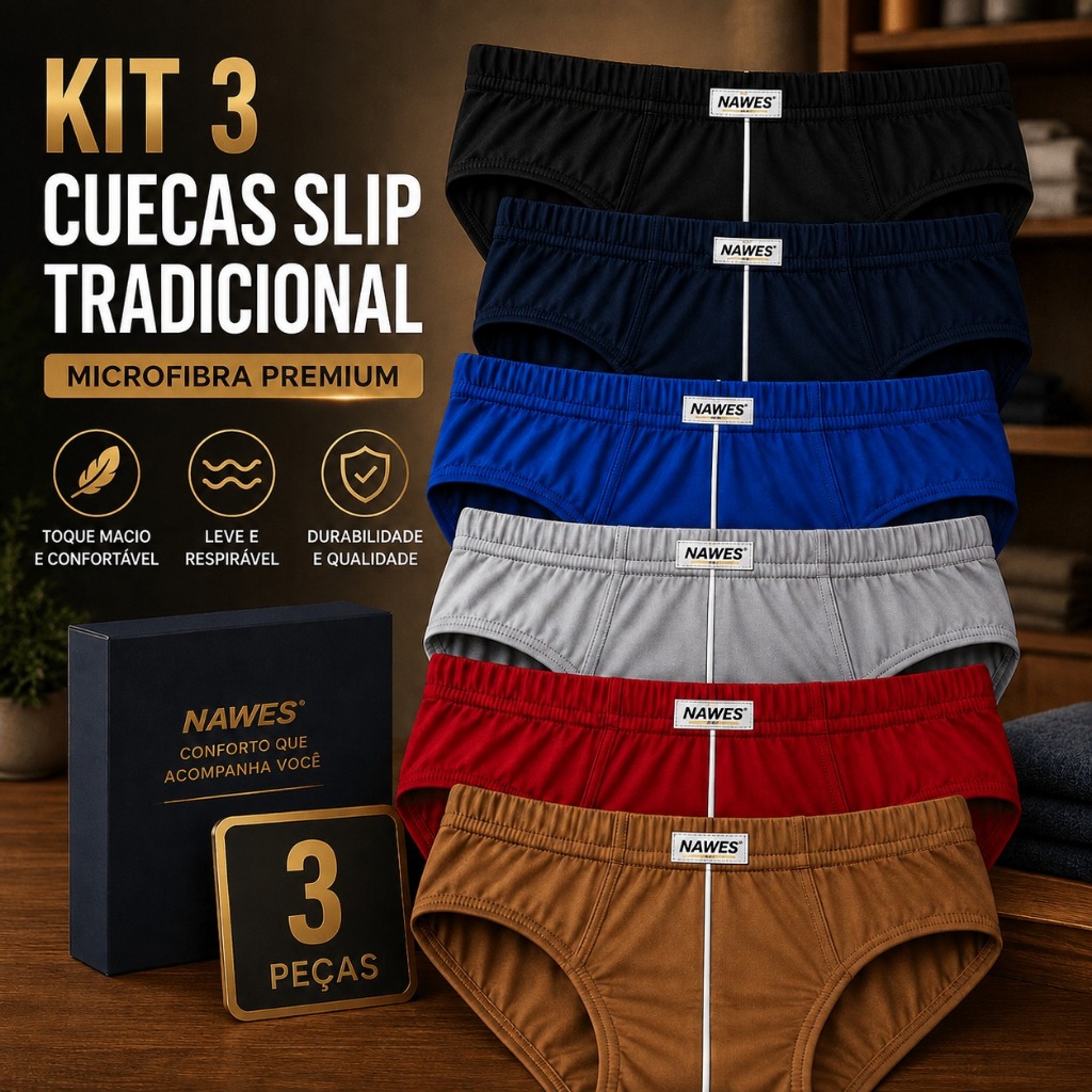 Kit CUECAS ADULTO MICROFIBRA NAWES SLEP PREMIUM