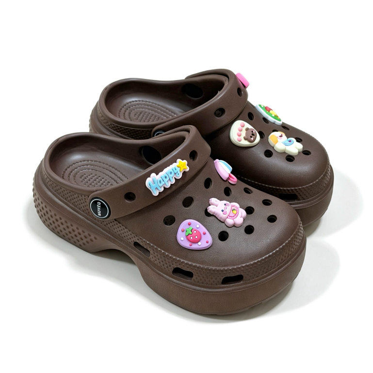 Babucha Infantil Feminina Plataforma Confortável com acessórios aleatório Menina Casual — imagem 2 de 2