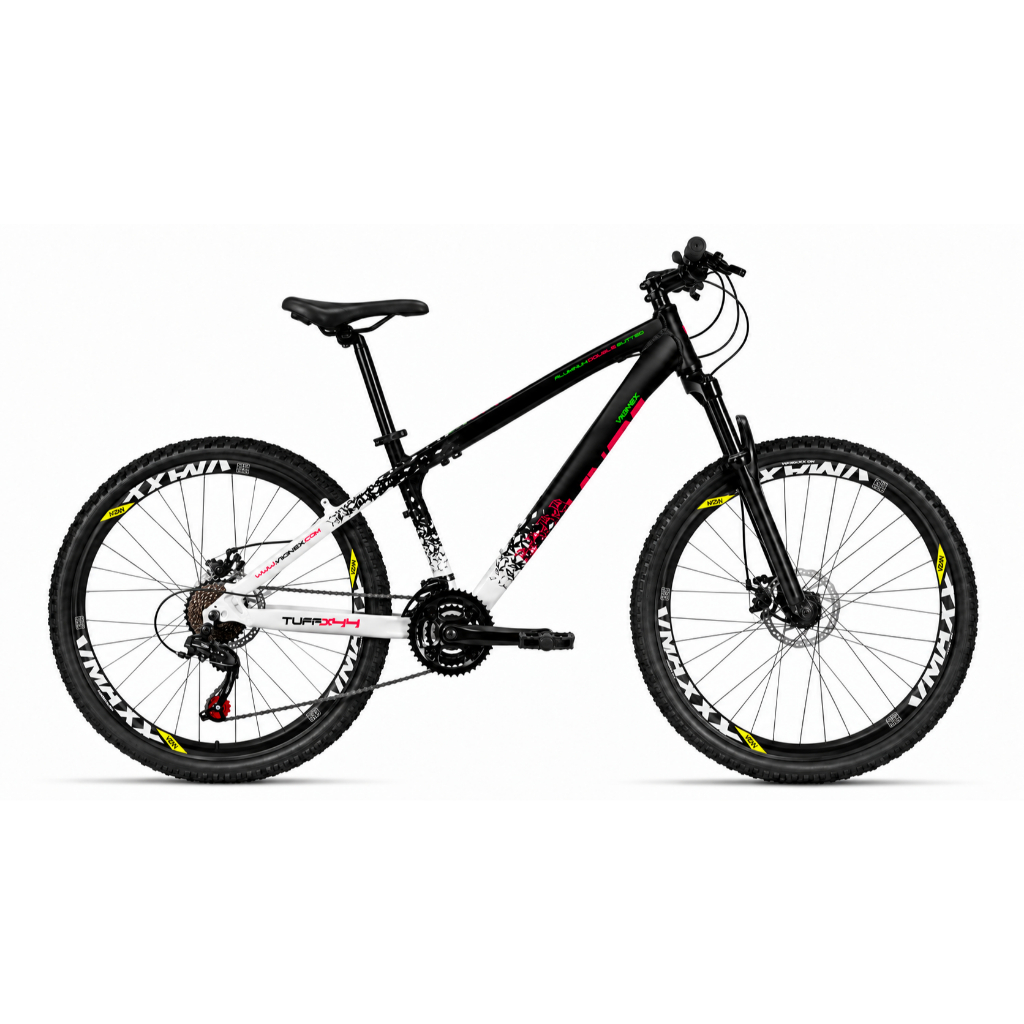 Bicicleta Aro 26 VikingX Tuff X-44 Aluminio 21v V-Fire Freio a Disco Suspensao Grau