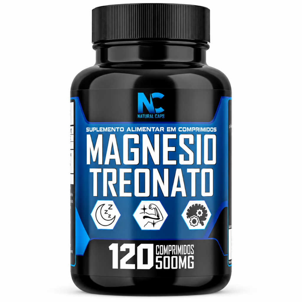 Treonato de Magnésio L Treonina ORIGINAL 120 Comprimidos - ENVIO IMEDIATO