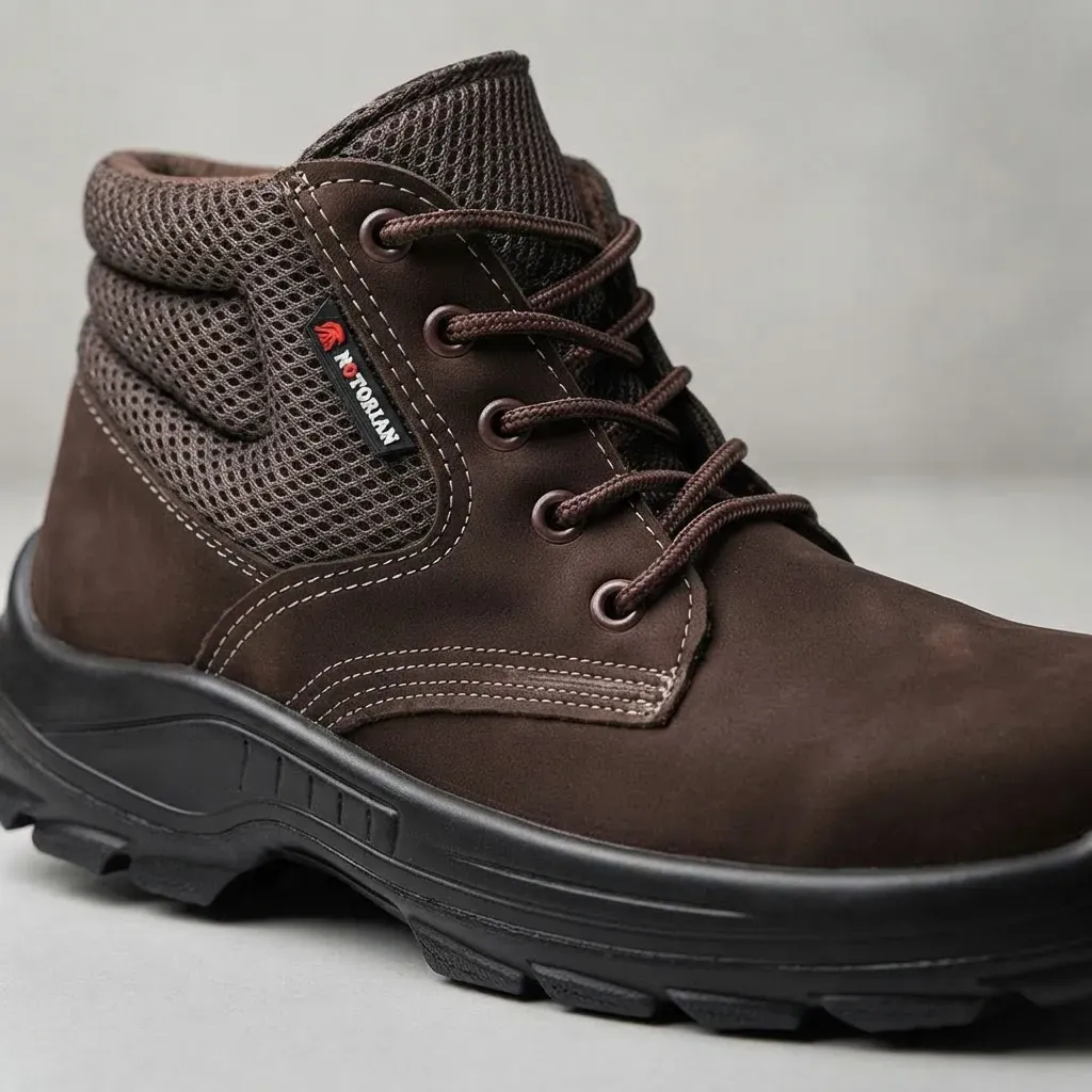 Bota Segurança Trilha TrabalhoTenis Masculino Coturno Adventure Cano Médio Cadarço