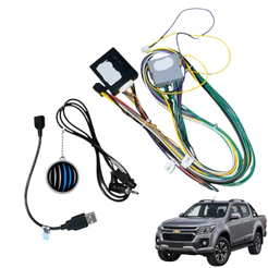 CHICOTE CANBUS C/ ADAPTADOR DE ANTENA E USB: CHEVROLET S10 2021 ACIMA RADIO ORIGINAL SEM TELA