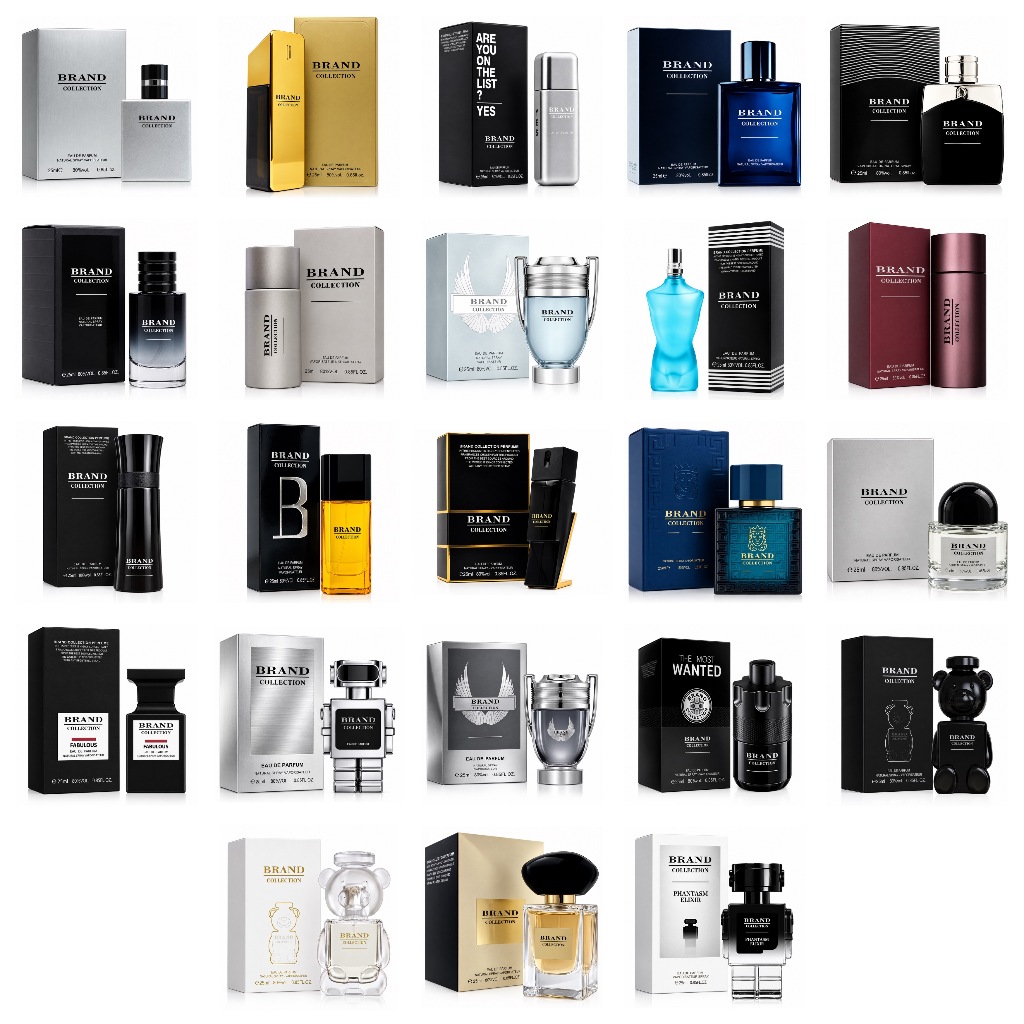 Perfume Masculino Brand Collection EDP 25 ml – Fragrâncias Variadas | Original | Envio Rápido | A partir de R$ 39.99