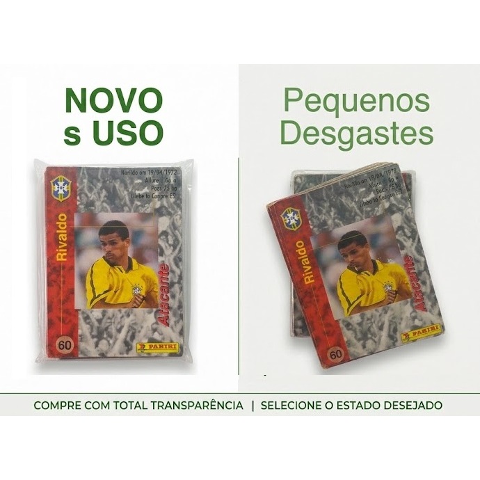 Cards Seleção Brasileira 1997 Copa Futcards Oficial Coca Cola ORIGINAL COMPLETA, DUAS opções