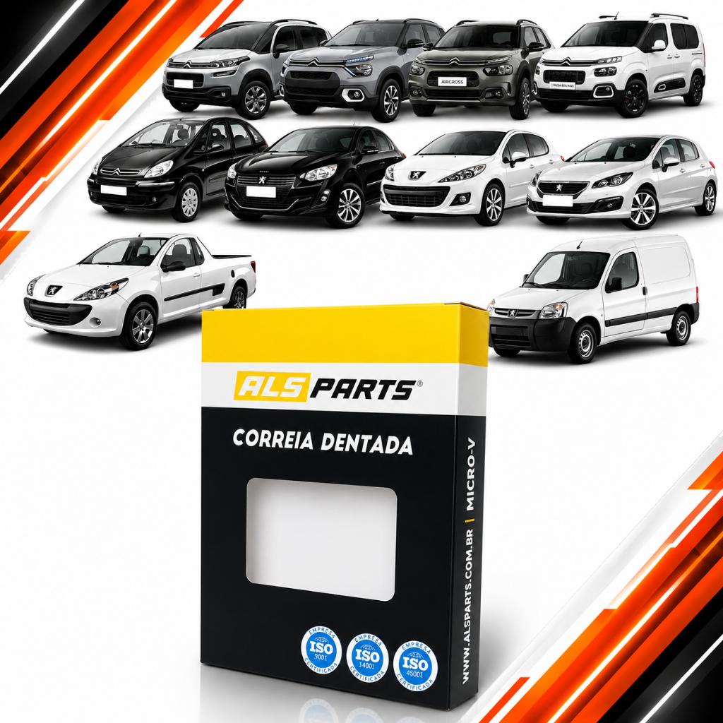 Correia Dentada Peugeot 208 206 207 307 308 Hoggar Partner C4 Cactus C4 C3 Aircross 1.6 16v 2011