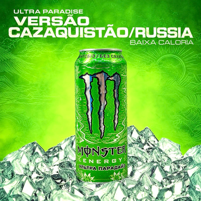 Monster Energy Ultra Paradise - RARO - Rússia / Cazaquistão