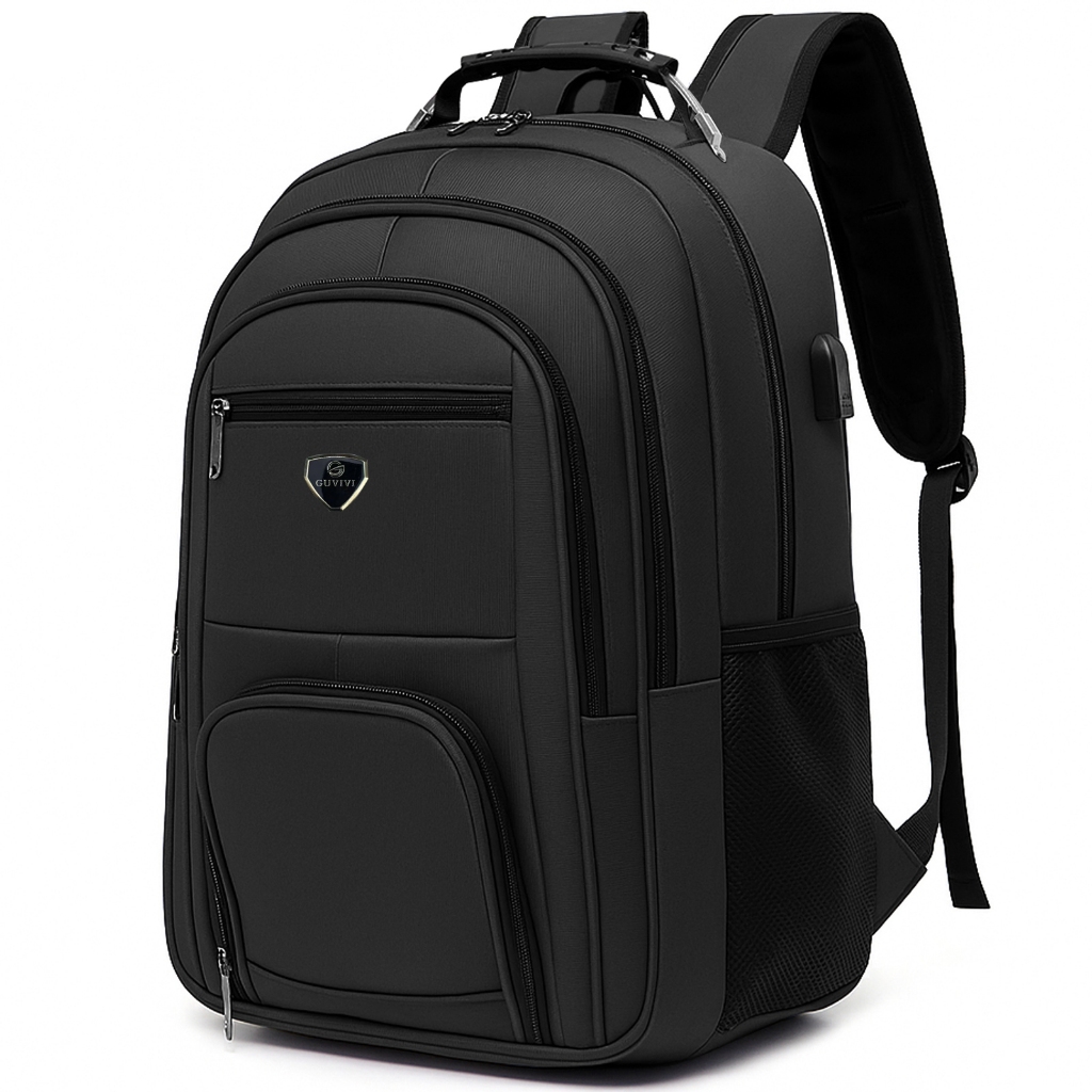 Mochila Executiva Masculina Feminina Antirroubo Impermeável com Porta USB para Notebook 15.6 Viagem Trabalho Dia a Dia
