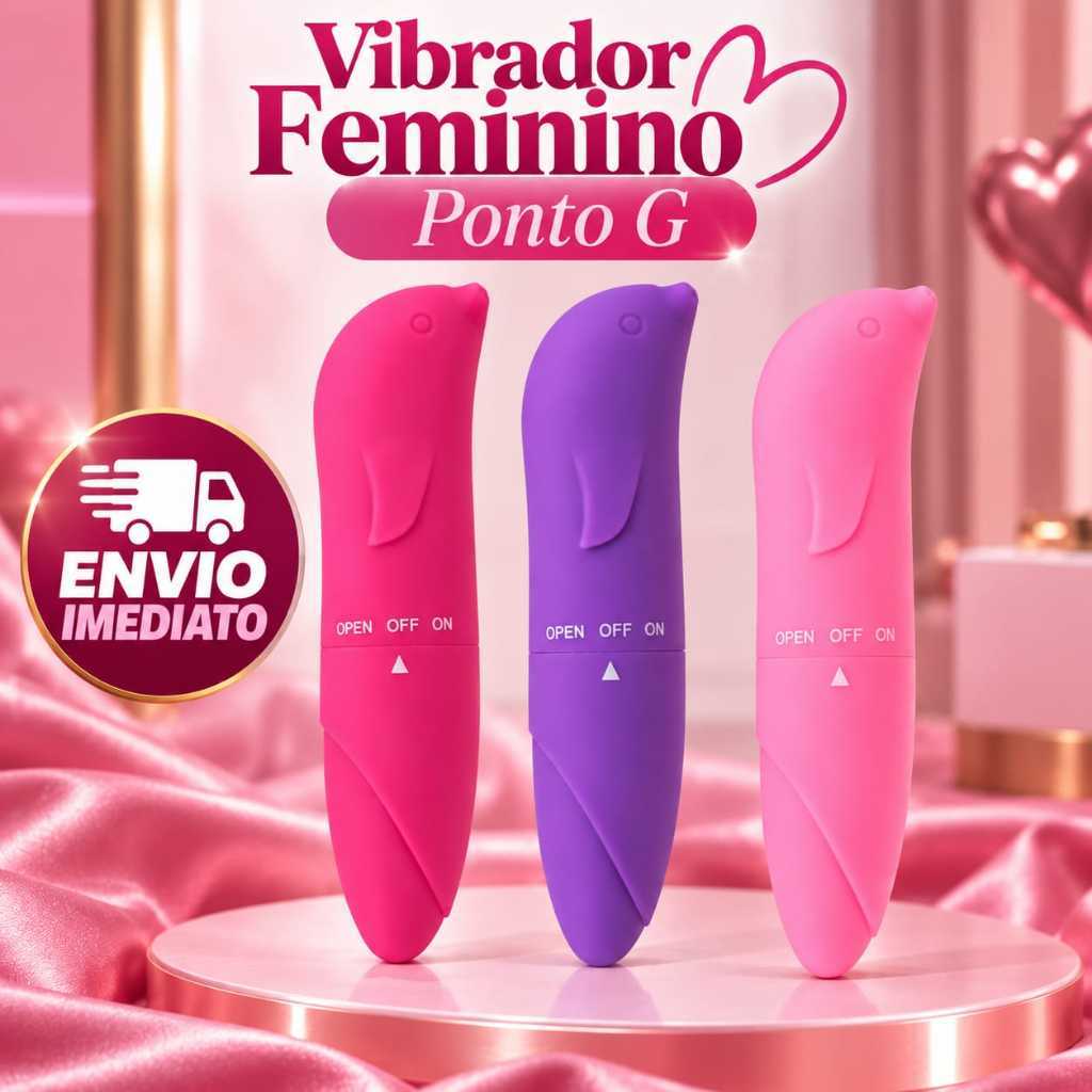 Vibrador Golfinho Estimulador Íntimo Feminino