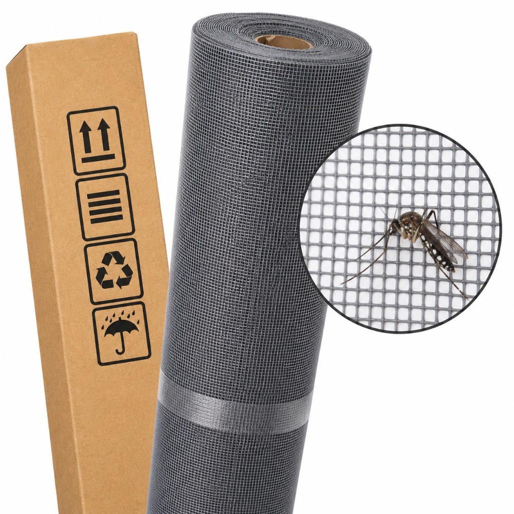 Tela Mosquiteiro 1,50m x 5,00m – Fibra de Vidro Reforçada para Janelas e Portas contra todos insetos