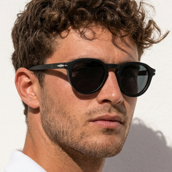 Óculos de Sol Hype Redondo Premium Retrô Vintage Oldstyle Acetato Proteção Solar uv400 Unissex