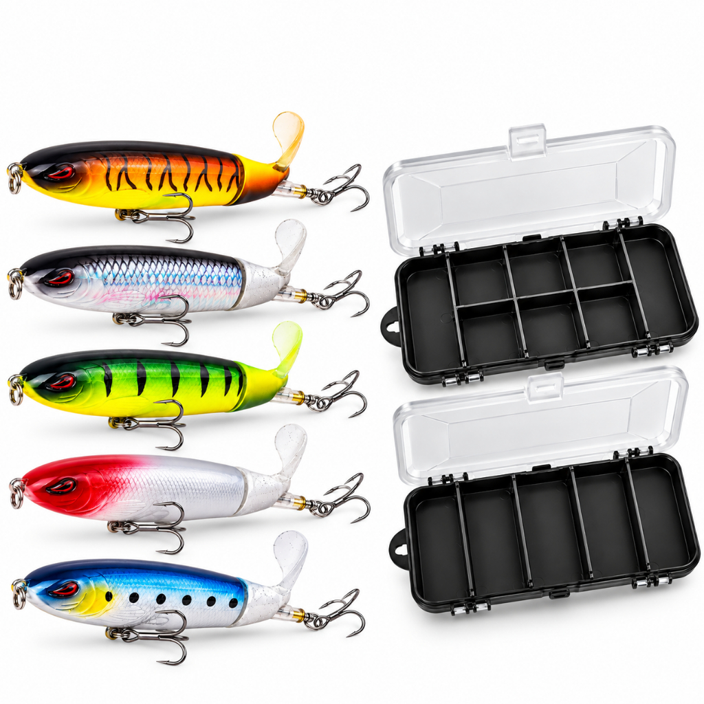 Isca Artificial Tipo Hélice com Cauda Giratória – Tail Prop – Tucunaré e Traíra