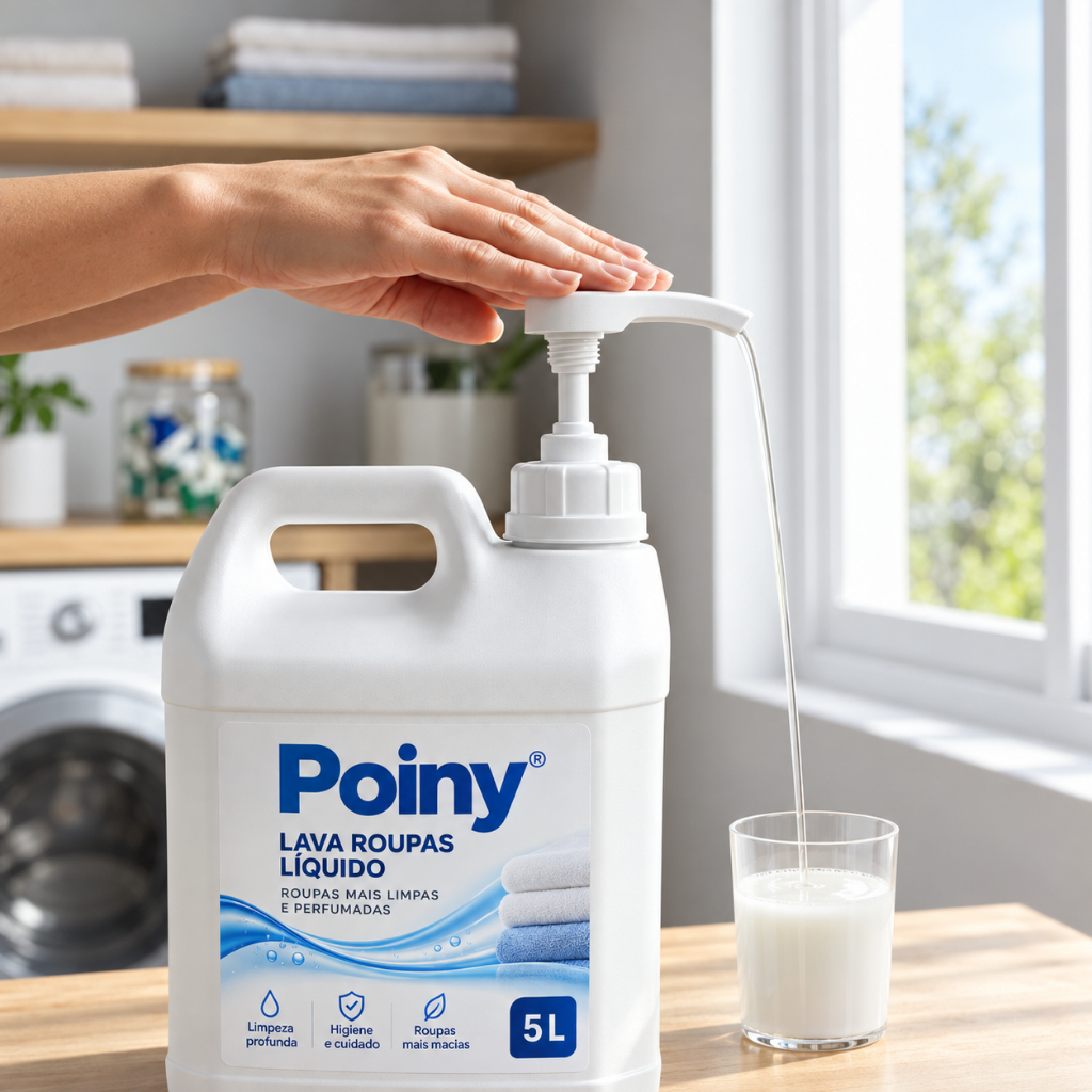 Kit Com 2 Válvulas Pump Dosadoras Para Galões De 5 e 7 Litros , Rosca Padrão 42mm , Omo , Comfort e Brilhante - Poiny