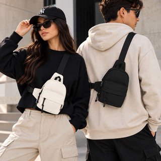 Pochete Mini feminina homens minimalista bolsa peitoral