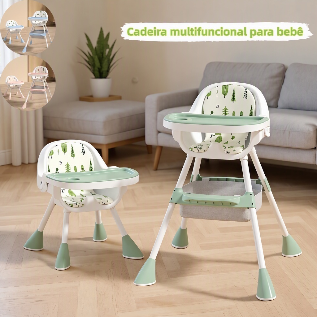Cadeira de refeição para bebé jantar cadeira de bebé multifunções assento portátil para casa