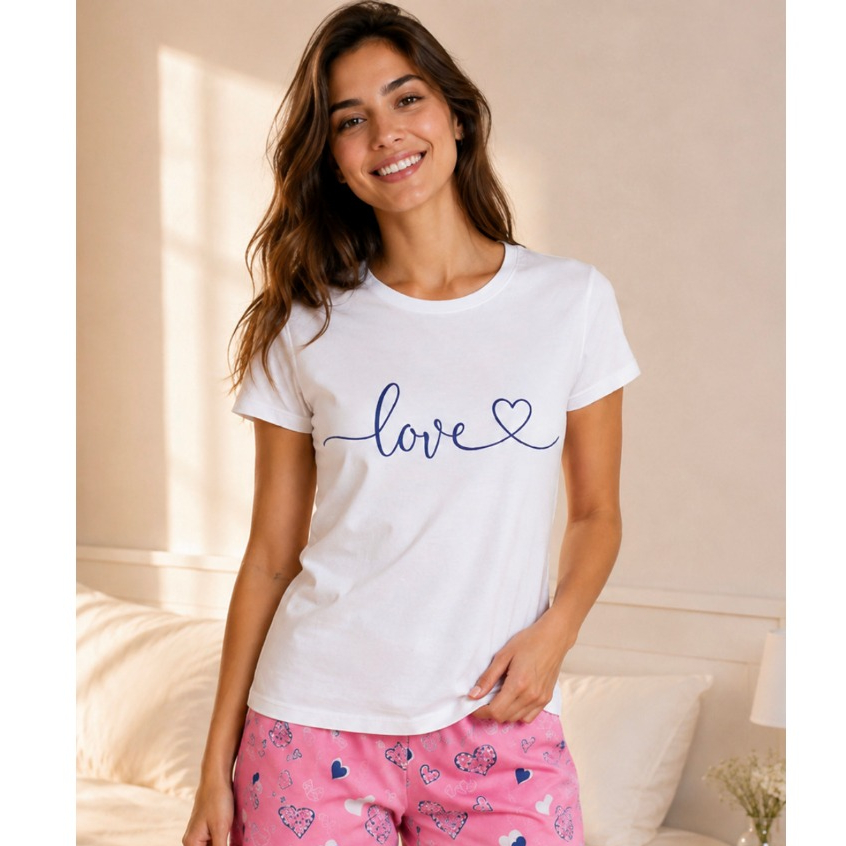 Pijama feminino short e blusa – Conforto, Leveza e Estilo para suas Noites. 💕
