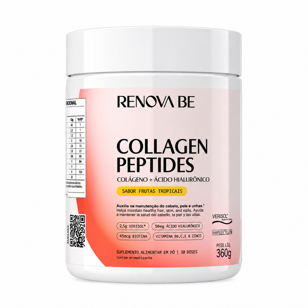 Collagen Peptides Verisol Renova Be com Ácido Hialurônico 30 Doses