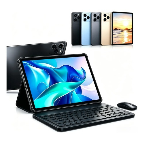 Tablet 6GB RAM +128GB HD 10,1 Polegadas Tela Grande PC pad Android Dual SIM Card Câmera 50MP e 32MP WIFI 5G 8000mAh