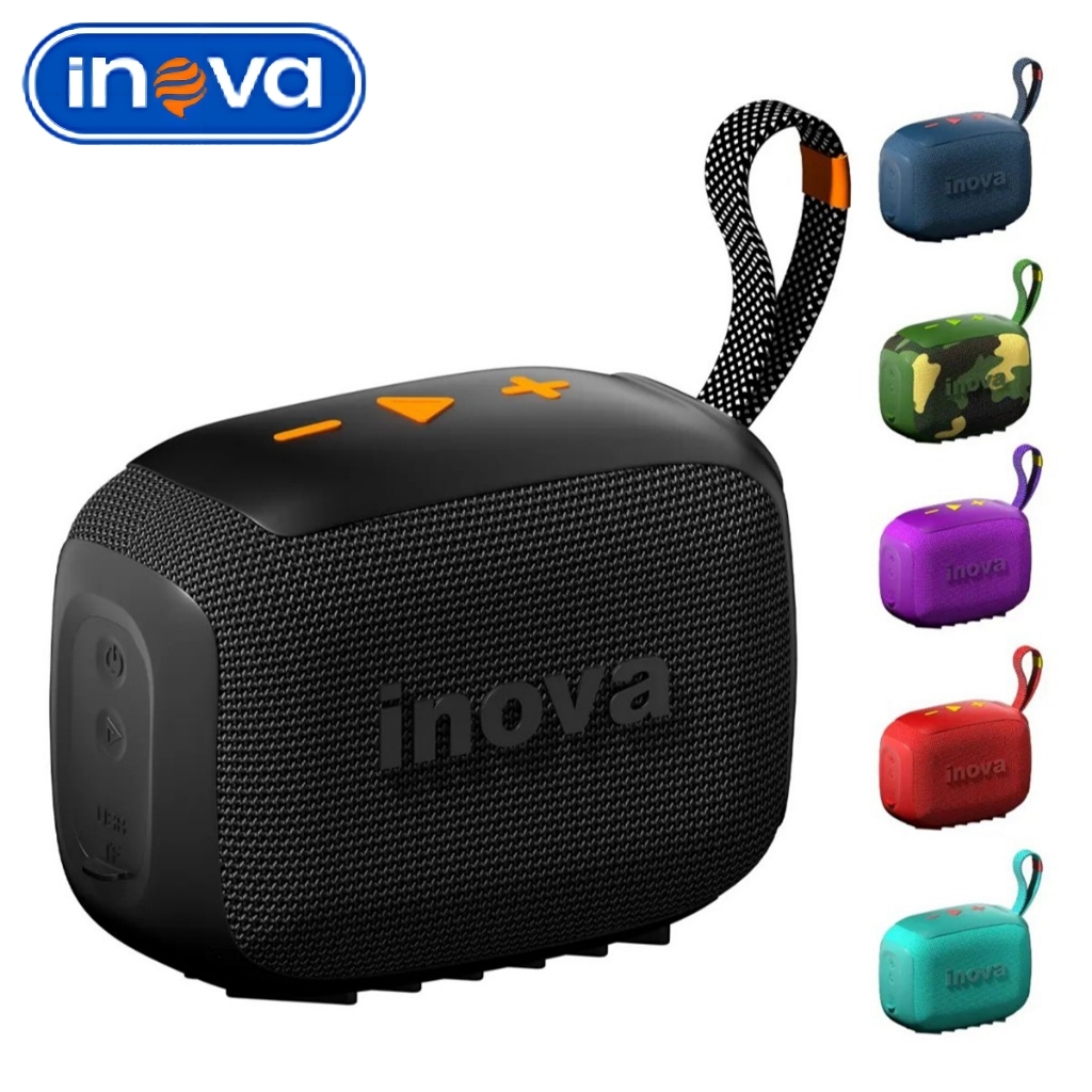 Caixa de Som Bluetooth inova Portátil à Prova D’Água | Som Potente | Bateria Longa | Ideal para Praia e Churrasco Áudio