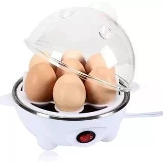 Cozedor de Ovos Elétrico Portátil Cozinha à Vapor 220V Cor Branca