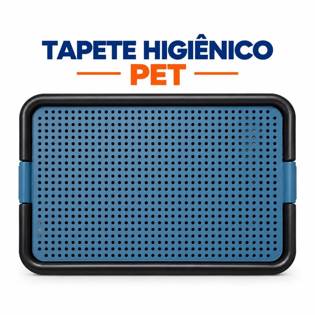 Sanitário higiênico canino pet educador xixi sim tapete higiênico cachorro grande banheiro Azul