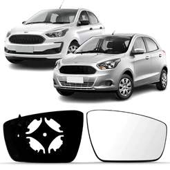 Par/Un Lente Espelho Retrovisor Ka 2015 2016 2017 2018 2019 Com Base