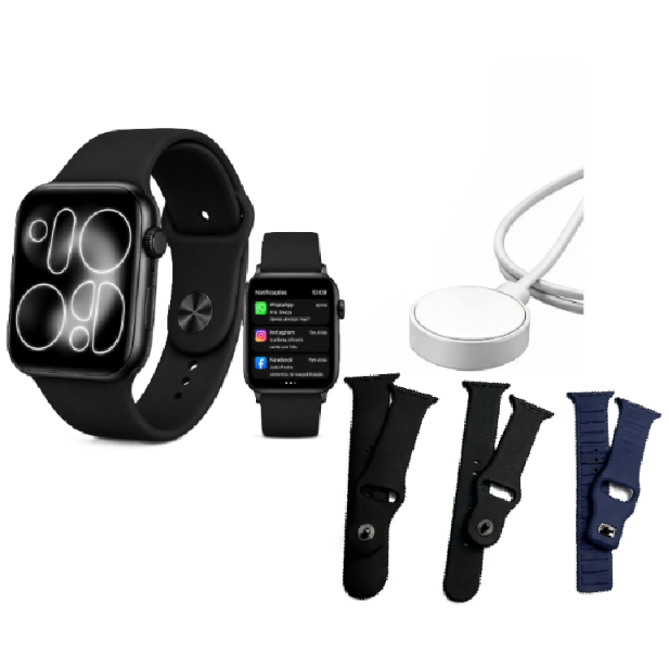 Relógio Smartwatch Original N11 S11 X11 Série 49mm, GPS, NFC, Monitor de Pressão Arterial Estoque Disponível