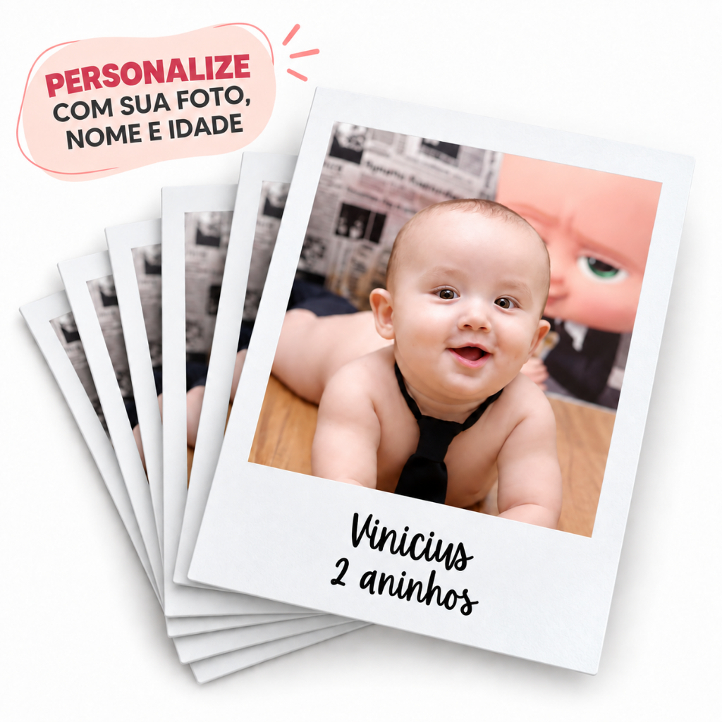 Kit Mini Fotos Lembracinha Aniversário Festa / 15 anos Imã e Legenda Personalizada Sua Foto Full HD Escolha a quantidade