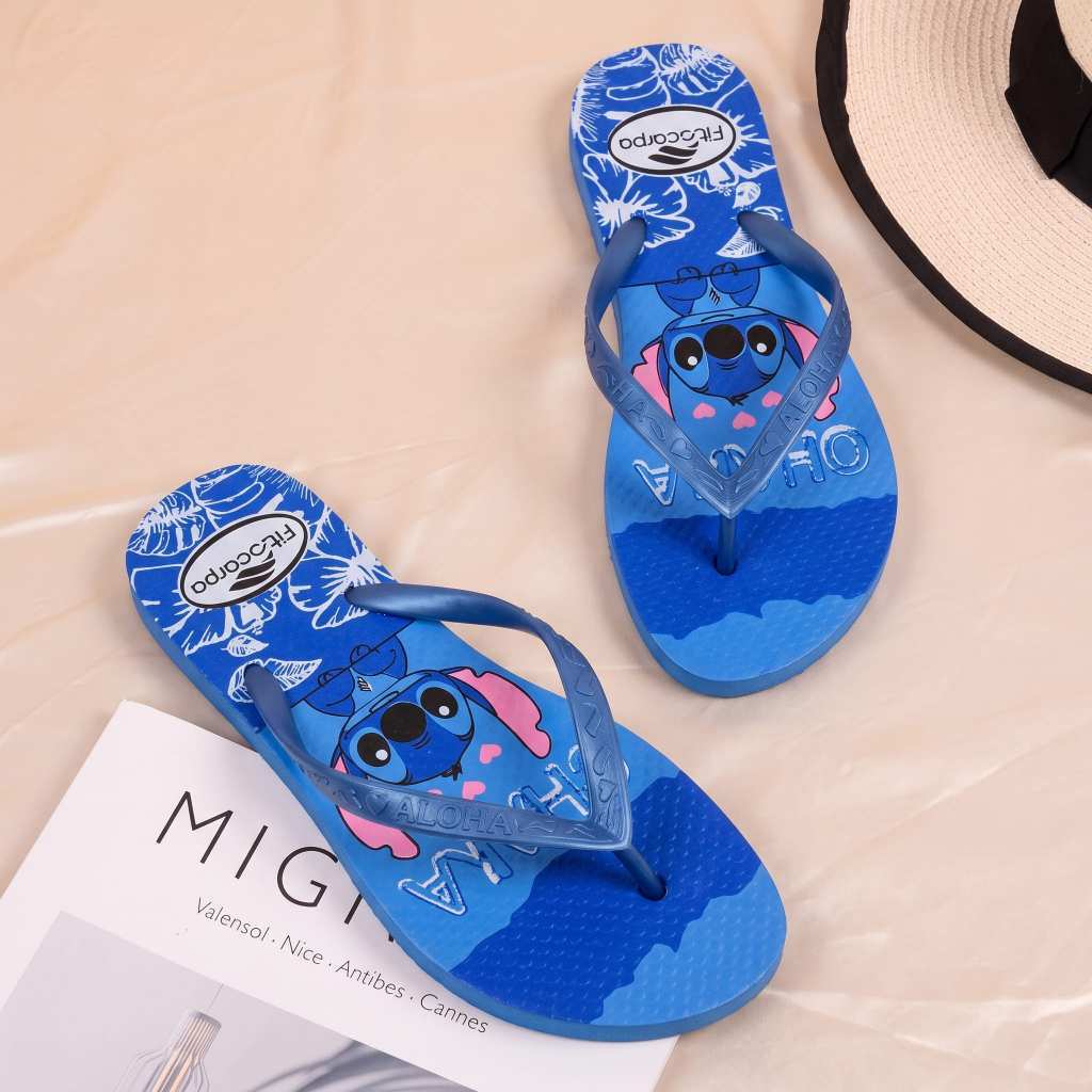 Chinelo Feminino Stitch Leve Macio Confortável Verão Praia 100% Macio Envio Imediato