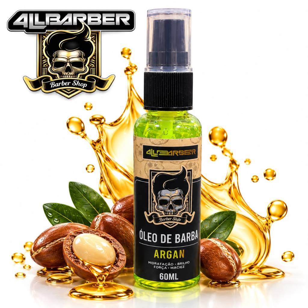 Óleo para Barba com Argan 60ml AllBarber
