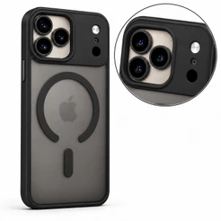 Capa para iPhone 17 Pro Max, 17 Pro, 17 e Air Fosca Translúcida com Lentes