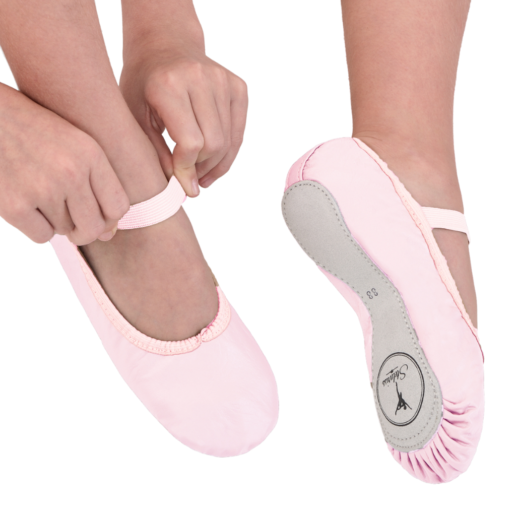 Sapatilha Ballet Balé - Couro Sintético (Infantil e Adulto)