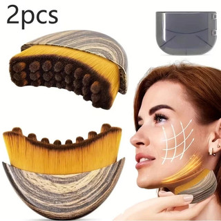 Escova Facial Multifuncional Para Contorno Linfático Seca Adequada Massageador De Drenagem Linfática Escultura Que
