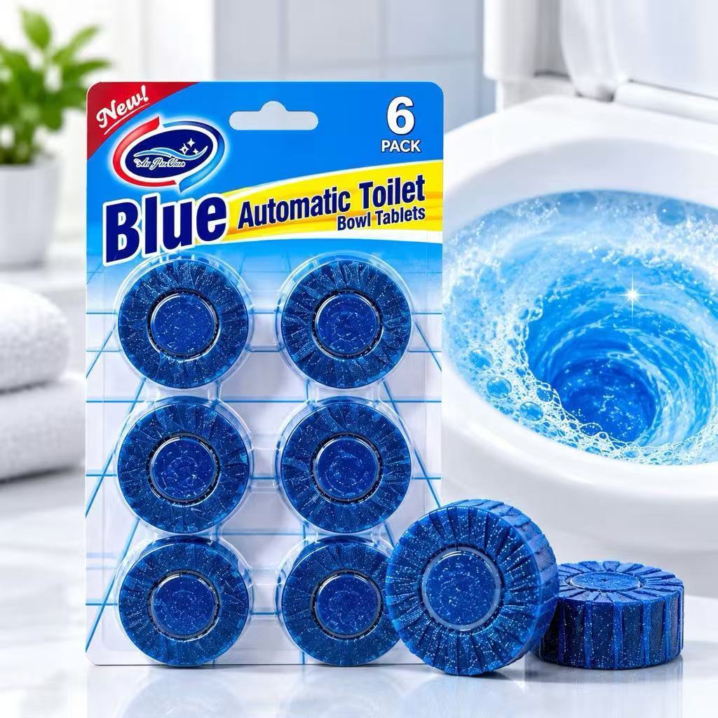Kit 4/6 Pastilhas Com Cheiro Para Caixa Acoplada Vaso Sanitário Com Desodorização Automática E Limpeza Contínua