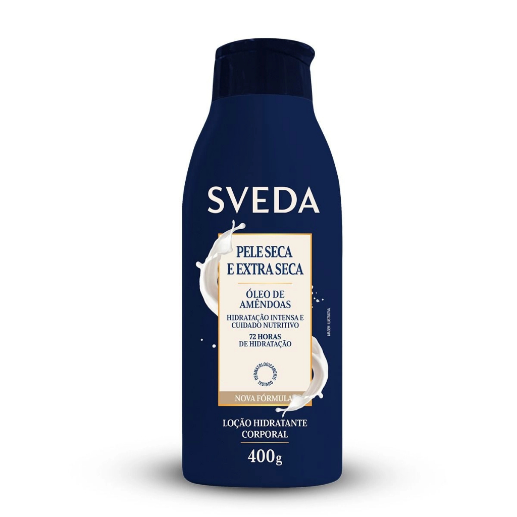 Loção Hidratante Pele Seca e Extrasseca Sveda Care 400Ml