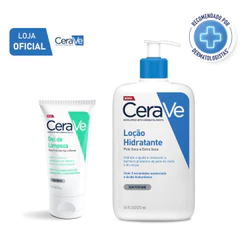Kit CeraVe Gel de Limpeza 150g + Loção Hidratante Corporal 473ml