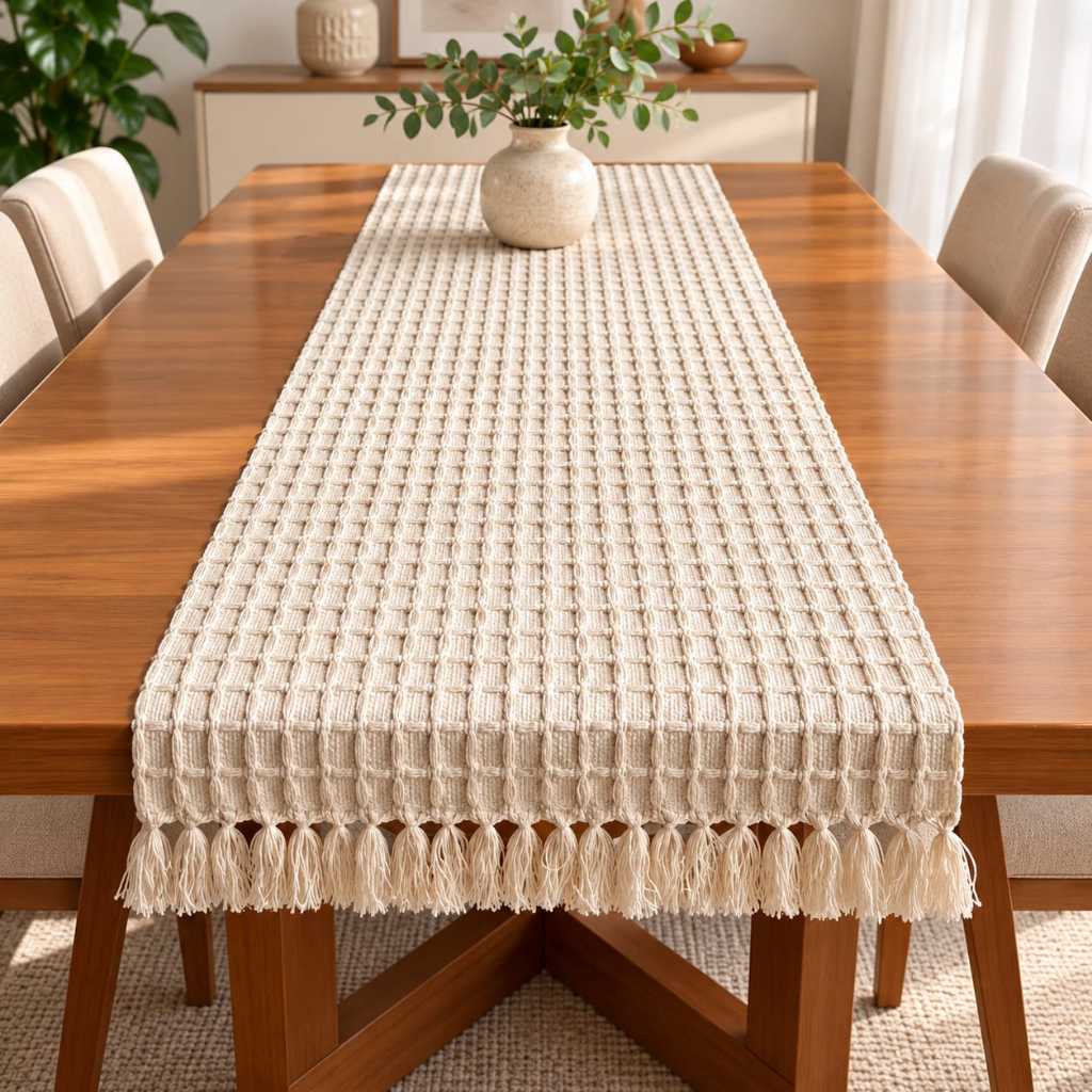 Caminho de Mesa Artesanal, Reforçado e Resistente, modelo Relíquia. Várias cores e tamanhos.