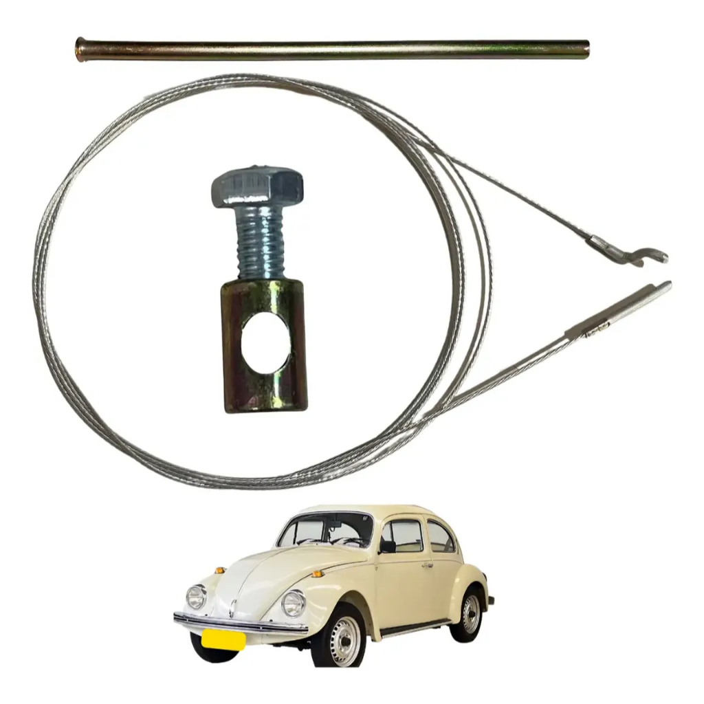Cabo Acelerador + Conduite + Quebra Galho Fusca Carb.simples