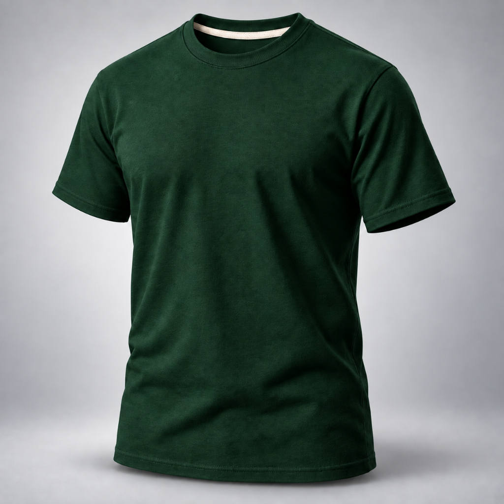 Camiseta 100% Algodão Premium Básica Lisa Masculina Feminina Camisa Casual Para Trabalho Dia a Dia Envio Rápido — imagem 2 de 2