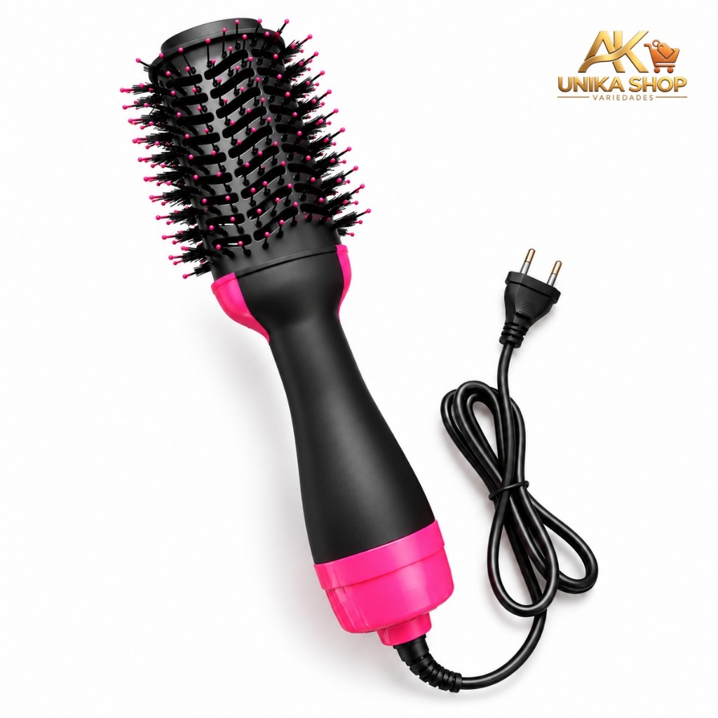 Escova Secadora e Modeladora 3 em 1 127V Seca Alisa e Modela